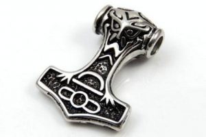 Colgante Amuleto MARTILLO del DIOS THOR