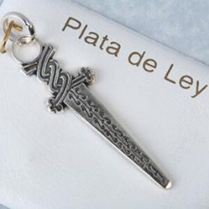 Colgante Amuleto Daga Espada San Miguel