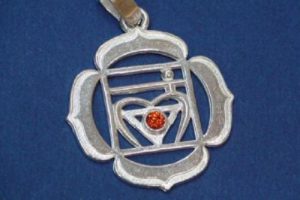 Colgante Amuleto 1º CHAKRAS MULADHARA Zirconita / Circonita