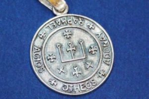 Colgante Amuleto Sello Arcángel San Rafael