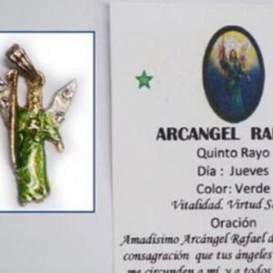 Colgante Amuleto Arcángel San Rafael
