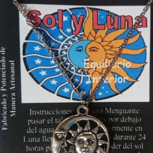 Colgante Amuleto SOL y LUNA