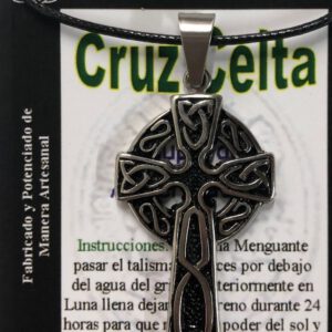 Colgante Cruz Celta (grande) - Amuleto Talismán SUPERAR ADVERSIDADES