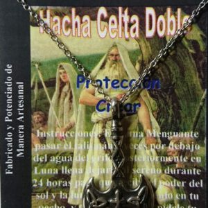 Colgante HACHA CELTA DOBLE - Amuleto