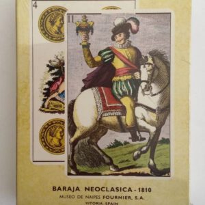Original BARAJA ESPAÑOLA NEOCLÁSICA 1810, DE JOSÉ MARTINEZ, reproducción HERACLIO FOURNIER 1377-1977 rara y de colección